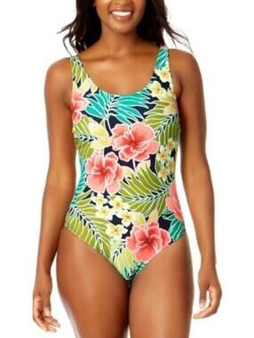 Hurley One Piece Floral Print Swimsuit